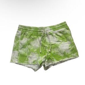 Abound Lime Green Tie-Dye Shorts